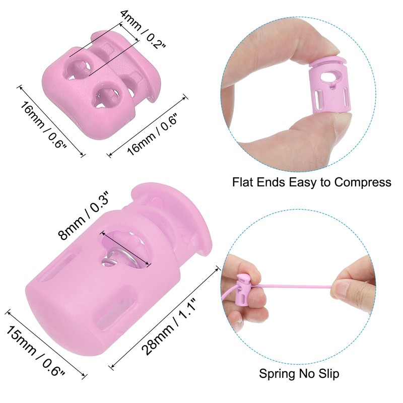 PATIKIL 16 Yard Elastic Bungee Cord & 10pcs Single Hole