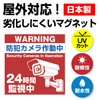 Magnetic Security Camera Activated, Magnet, Approx. 3.9 x 3.9 inches