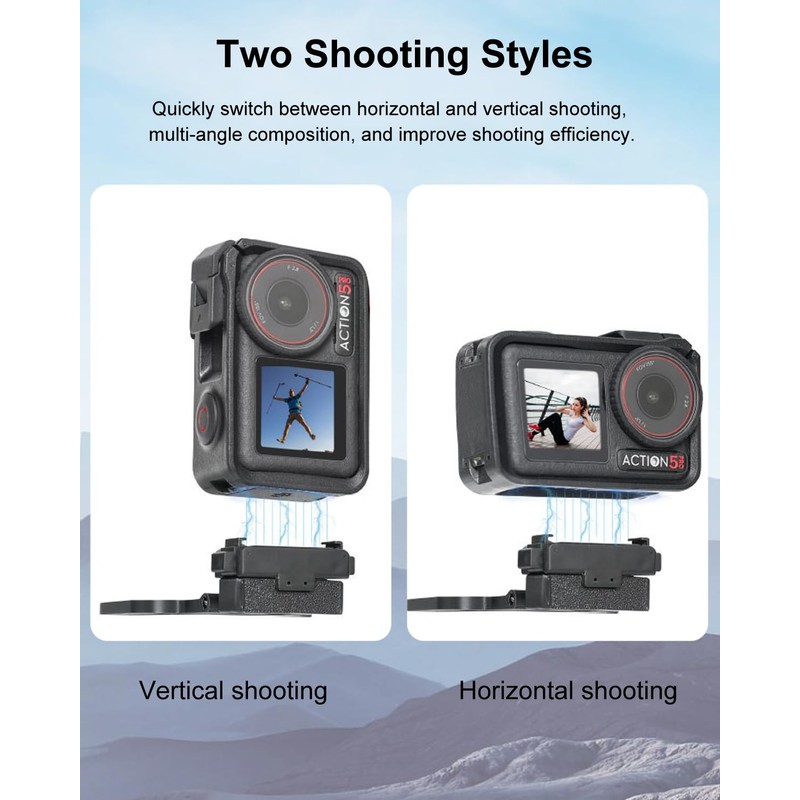 JOLOESLOS Magnetic Stand Base for DJI Osmo Action 5 Pro/4/3,