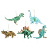 Gisela Graham Dinosaur Christmas Tree Decorations Set of 5