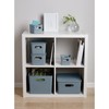 Tatay 7010300 Baobab Multi-Purpose Large Storage Basket, Blue, 29.4 X