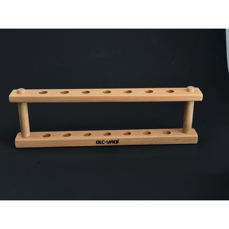 YAQI Wood Razor Holder Display Storage For 7 hole Multiple