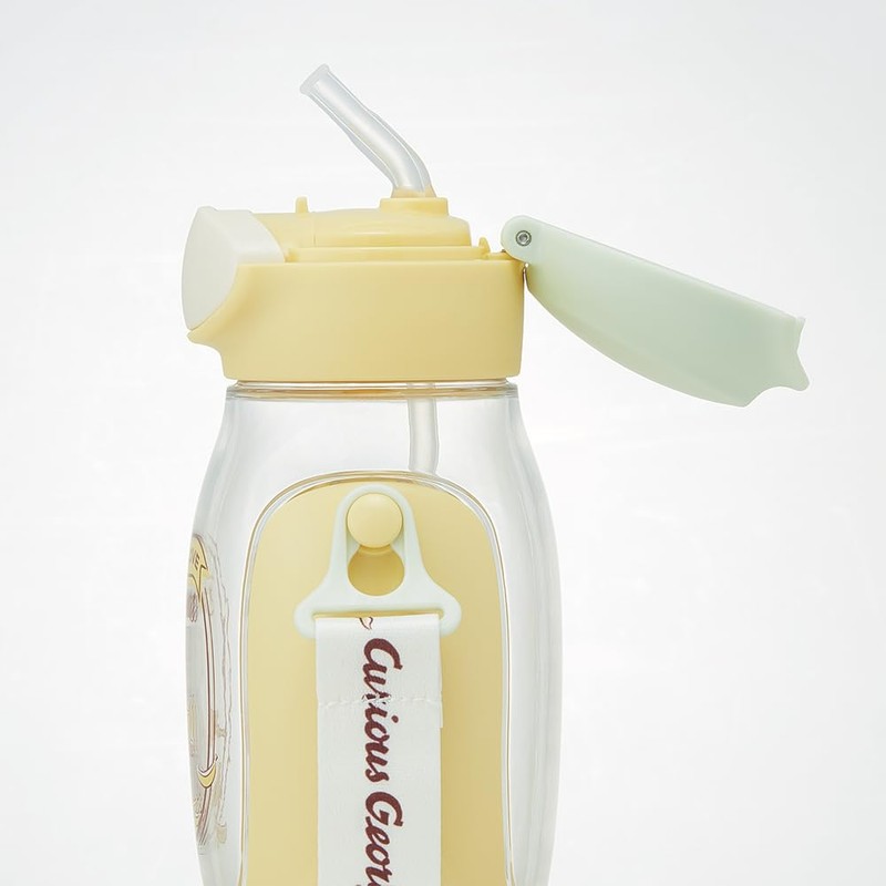 Skater PDSH6DX-A Curious George Water Bottle with Straw, 18.9 fl