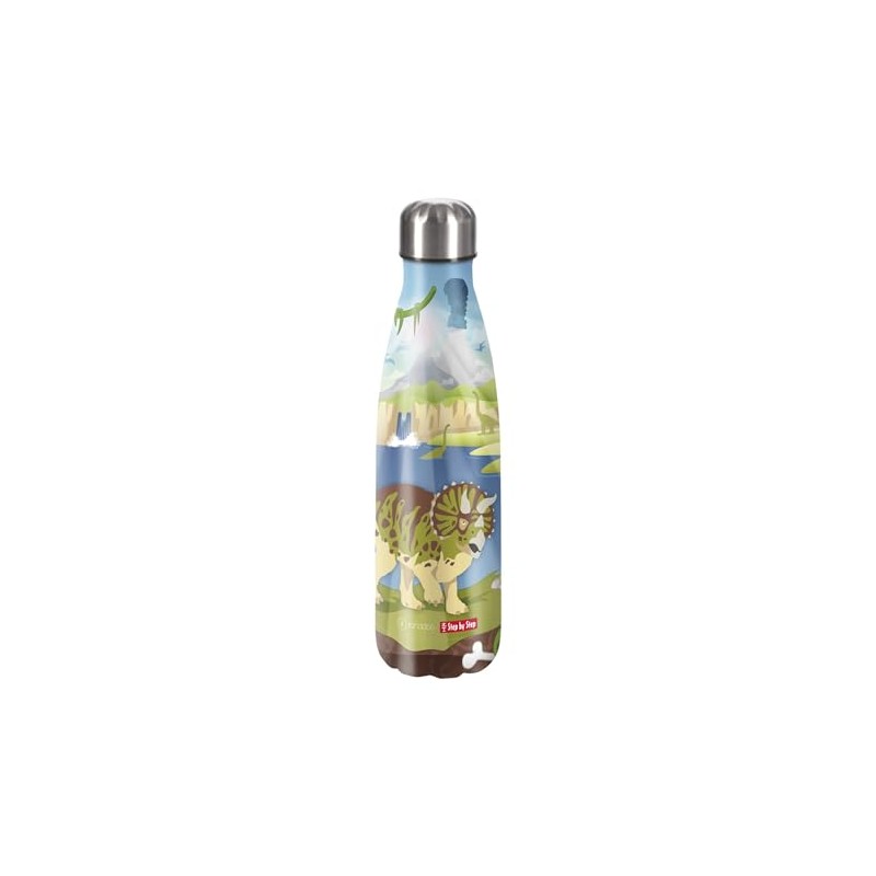 Step by Step Insulated Stainless Steel Drinking Bottle "Dino Tres