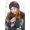 Neverless® Knitted Winter Headband with Knot, Ear Protection for Women