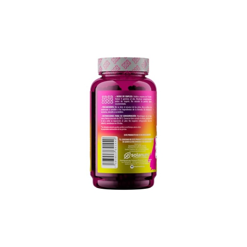 Belabear Women Multivitamin Resveratrol Sabor Frutos Rojos Multivitaminas Mujeres Solanum
