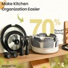 23 Pcs Nonstick Pots and Pans Set with 4 Detachable