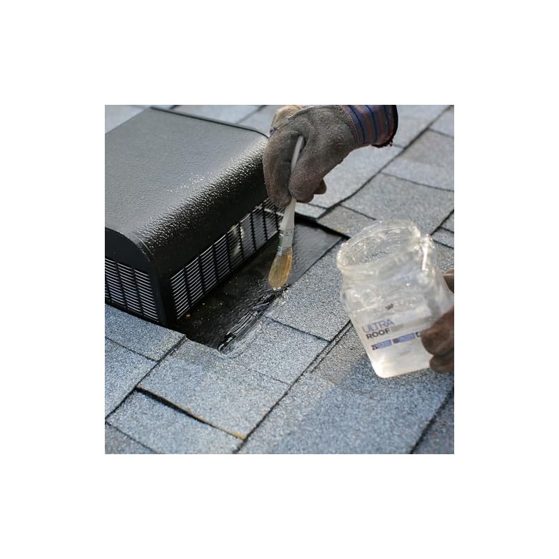DAP Ultra Clear Roof Waterproof Rubberized Sealant, Crystal Clear, 32