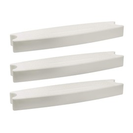 Aqua Select Replacement Plastic Pool Ladder Steps for Stainless Steel Pool Ladders | Pack of 3 | Fits 1.90" OD Ladders for Above Ground or Inground Swimming Pools | 250 Pound Capacity