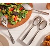 Hudson Essentials 9-Piece Bergamo Hammered 18/10 Stainless Steel Serving Fork