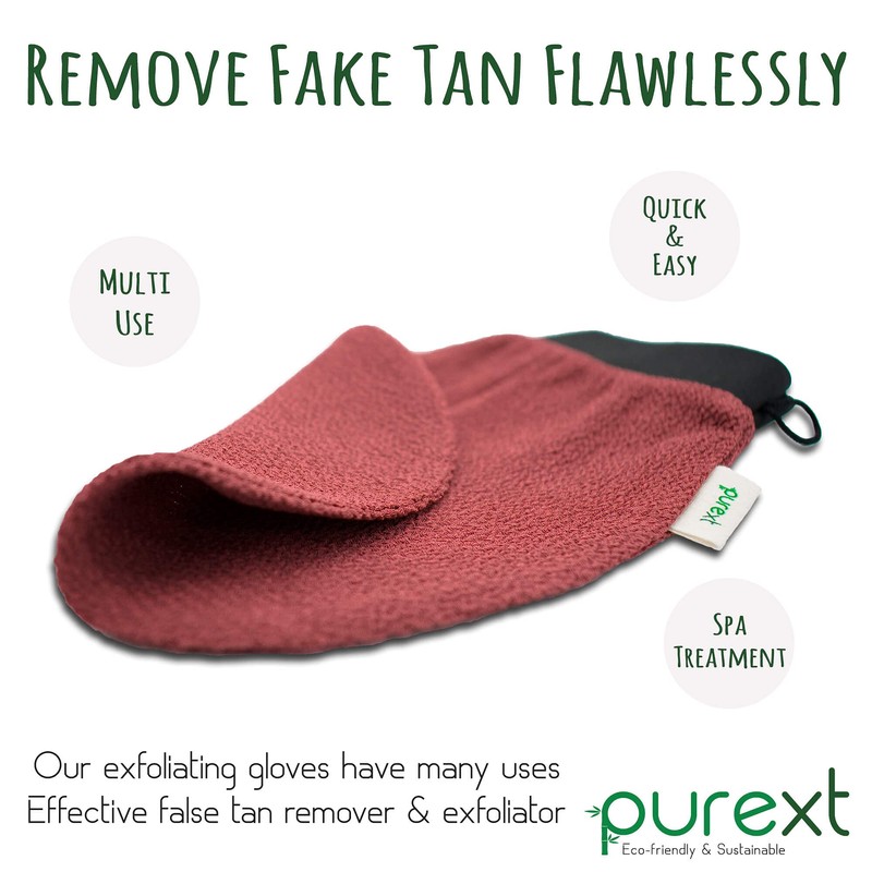PureXT Exfoliating Glove - Kessa Hammam Body Scrubber - Fake
