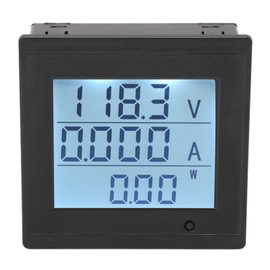Digital Voltmeter LCD Screen Current Meter DC 6‑200V Volt Monitor Alarm Function