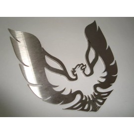 STEEL ~SUPER NEW & METAL~> FIREBIRD TRANS AM FENDER EMBLEM Formula Pontiac Stainless