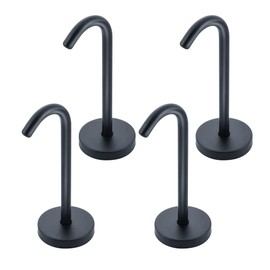 Mooche 4Pcs Ceiling Hooks Black,Ceiling Hook for Hanging Plants, 107MM Heavy Duty Wall Mount Hanging Hooks