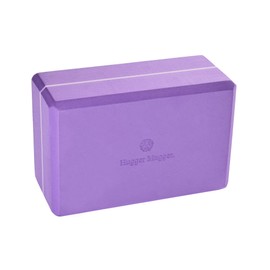 Hugger Mugger 4 in. Foam Yoga Block (Purple)