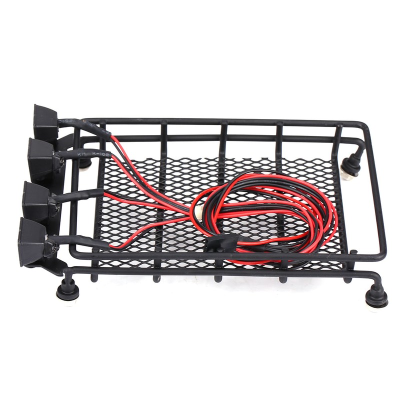 Middle Size Roof Rack Luggage With LED Lights Quadrate for