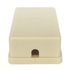 NECABLES Phone Jack Surface Mount Dual Port for 2 Phone