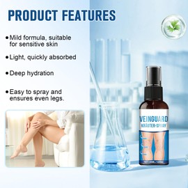 2Pcs Timilk VeinGuard Herbal Spray, Timilk Vein Guard Herbal Spray, Improves Circulation, Professional Varicose Veins for Legs Spray, Effectively Improve Leg Discomfort for All Skin Types(30ml)