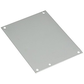 Hoffman A8P6 Conductive Panels for JIC Enclosure, Steel/Aluminum, J Box/6.75" x 4.88", Fits 8" x 6", White