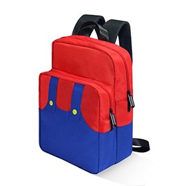 12 Inch Mario Stylish Tablets Backpack, Teens Books Bag College School Casual Daypack for Hiking Walking Travel Cycling, Lightweight Bag for Switch OLED/Switch Lite/Steam Deck