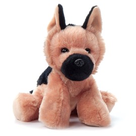 The Petting Zoo German Shepherd Dog Stuffed Animal Plushie, Gifts for Kids, Dog Plush Toy 9 inches