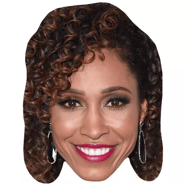 Celebrity Cutouts Sage Steele (Smile) Celebrity Mask, Flat Card Face,