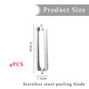 Pack of 4 Peeler Replacement Blade, Peeler, Replacement Blades for