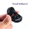 6 Pcs Black Trash Bag Holder - Reusable Trash Liner