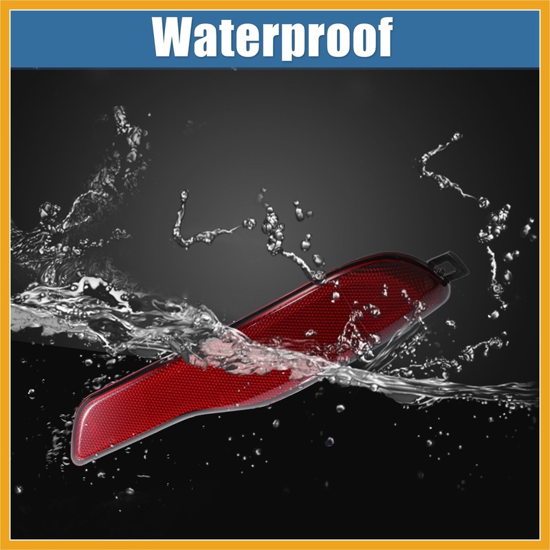 Partuto Car Rear Bumper Reflector Right for Jeep Cherokee 2014