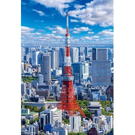 [Made in Japan] Beverly 300-092 Jigsaw Puzzle Tokyo Tower ~Blue Sky ~ (10.2 x 15.0 inches (26 x 38 cm))