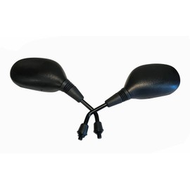 MotorToGo Black Rear View Mirrors Compatible for 2018 Honda Rebel 500 CMX500