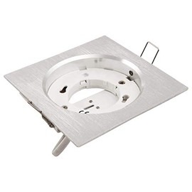 McShine - Ceiling Spotlight Mounting Frame | DL-304 | Square, 108 x 108 mm, GX53, Brushed Iron (Square, 108 x 108 mm)