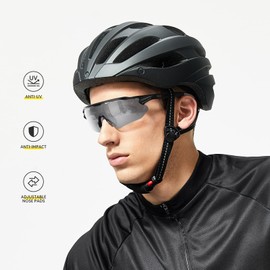 Cycling Glasses, TR90 Unbreakable Frame Polarized Anti-UV400 Sports Sunglasses