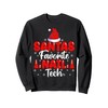Santas Favorite Nail Tech Funny Nail Artist Christmas Sweatshirt