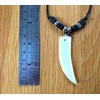 BOYS MENS NECKLACE AND BRACELET GIFT SET -FAKE WOLF SHARK