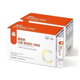 올바른 슈퍼 비타민C 3000 90포 2박스 (총 6개월분 180포)h Proper Super Vitamin C 3000 90 Packs 2 Boxes (Total 6 Months Supply 180 Packs)