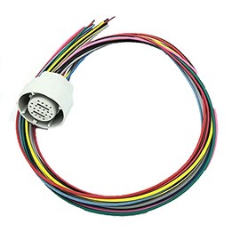 Transmission Parts Direct Wire Harness, 4L80E Internal Male W/Temp Sensor, 1991-2003