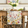 Table Runner, Floral Rectangular Modern Table Runner, Summer Decoration Table