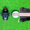 BIRDIE79 Birdie Liner Black Golf Ball Marker Alignment Tool Kit