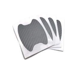 4 x Car Door Handle Paint Protection Film Carbon Look Sticker Door Protection Black
