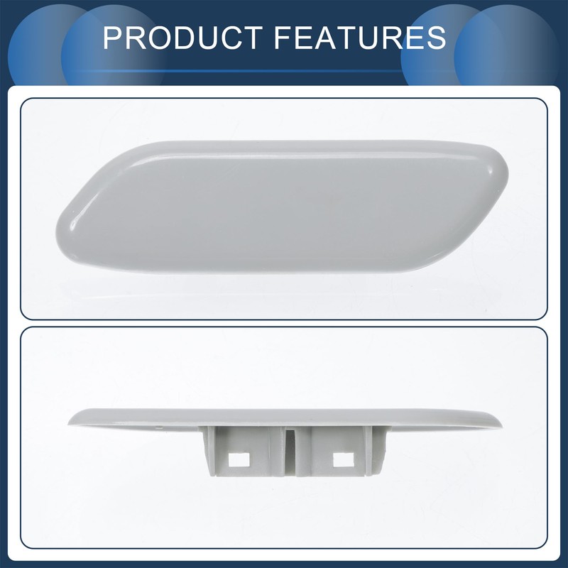 INFINAUTO Front Left Side Bumper Headlight Washer Nozzle Cover Cap