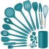 Silicone Kitchen Utensils Set, E-far 23 Pcs Blue Cooking Utensils