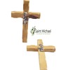 First communion Holy Land Wall Cross - Olive Wood Cross