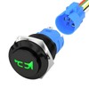 FSTURIOS 16MM Raised Speaker Horn Momentary Push Button Switch, 5/8"