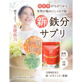 Lumiel Iron Supplement, 3.3 oz (10 mg), Ferritin Iron, Heme, Folic Acid, Nutritional Functional Food, Pack of 2