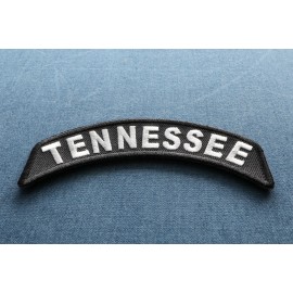Ivamis Tennessee Patch Iron on State Rocker- 4x1.75 inch - P1470