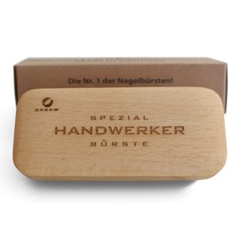 DASAM® Hand Brush, Nail Brush, Fingernail Brush, Craftsman Brush, Brush, 100% Natural Bristles, Beech Wood, Made in Germany, Hand Wash Brush