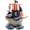 Folat 62940 Palloncino Pirati di Compleanno Palloncini Alluminio in Piedi