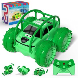 ifollower Direct Charge 4WD Amphibian Remote Controlled Car 15 km/h, 2.4 GHz 360° Stunt Green