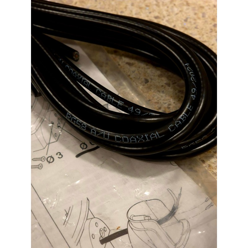 RG58 A/U Coaxial Cable 5 Metres - High Quality Antenna